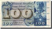 Switzerland 100 Franken Banknote, 1957-10-04, KM:49b -
