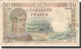 France 50 Francs 50 F 1934-1940 ''Cérès'', 1938-03-31, KM:85b -
