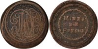 France 10 Centimes Coin, Bronze -