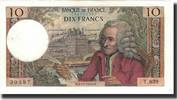 France 10 Francs 10 F 1963-1973 ''Voltaire'', 1970-11-05, KM:147c -