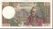France 10 Francs 10 F 1963-1973 ''Voltaire'', 1964-01-02 -