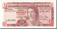 Gibraltar 1 Pound Banknote, 1986-10-21, KM:20d -