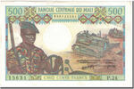 500 Francs 1973-1984 Mali Geldschein, KM:12f, VZ+ VZ+