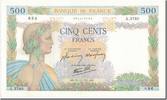 France 500 Francs 500 F 1940-1944 ''La Paix'', 1941-10-30 -