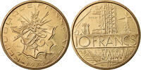 France 10 Francs Coin, Nickel-brass, KM:E115, Gadoury:814 -