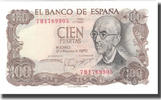 Spain 100 Pesetas Banknote, 1970-11-17, KM:152a -