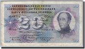 Switzerland 20 Franken Banknote, 1958.12.18, KM:46f -