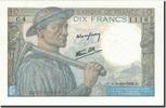 France 10 Francs Banknote, 1941-10-09, Fayette:8.2, KM:99b -