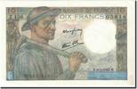 France 10 Francs Banknote, 10 F 1941-1949 ''Mineur'', 1947-01-09 -