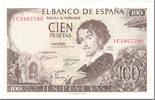 Spain 100 Pesetas Banknote, 1965-11-19, KM:150 -