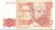 Spain 200 Pesetas Banknote, 1980-09-16, KM:156 -