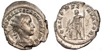 Antoninianus Coin, Gordian III, Billon, Cohen:105 -