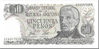 Argentina 50 Pesos Banknote, Undated (1976-78), KM:301a -