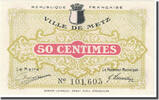 France 50 Centimes Metz, Bon Municipal., Pirot:131-1 -