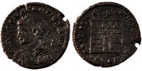 Nummus Coin, Constantius II, Trier, Copper, Cohen:167 -