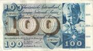Switzerland 100 Franken Banknote, 1963-03-28, KM:49e -