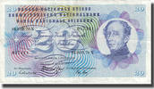 Switzerland 20 Franken Banknote, 1970-01-05, KM:46r -