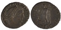 Nummus Coin, Constantine I, Thessalonica, Copper -