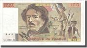 France 100 Francs Delacroix, P. A.Strohl-G.Bouchet-J.J.Tronche -
