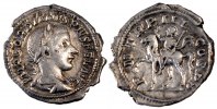 Denarius Coin, Gordian III, Silver, Cohen:234 -