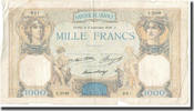 France 1000 Francs Cérès et Mercure, P. Rousseau and R. Favre-Gilly -