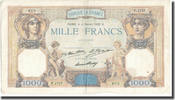 France 1000 Francs Cérès et Mercure, P. Rousseau and R. Favre-Gilly -