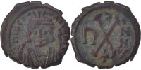 Decanummium Coin, Maurice Tiberius, Constantinople, Copper -