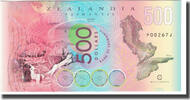 Australia 500 Dollars Banknote, ZEALANDIA TASMANTIS LORD HOWE ISLAND -