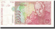 Spain 2000 Pesetas Banknote, KM:164 -