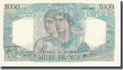 France 1000 Francs 1946-01-17, Fayette:41.10, KM:130a -