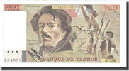France 100 Francs Delacroix, Fayette:69.12, KM:154d -