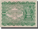 Austria 100 Kronen Banknote, 1922-01-02, KM:77 -