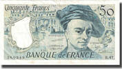 France 50 Francs Quentin de La Tour, Fayette:F67.13, KM:152c -