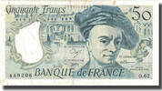France 50 Francs Quentin de La Tour, Fayette:67.16, KM:152e -