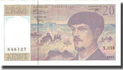 France 20 Francs Debussy, Fayette:66 ter.2, KM:151i -