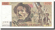 France 100 Francs Delacroix, Fayette:69.1b, KM:154a -