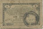 France 1 Franc Banknote, Pirot:62-79, 70 Communes -