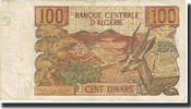 Algeria 100 Dinars Banknote, 1970-11-01, KM:128b -