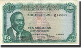 Kenya 10 Shillings Banknote, 1973-07-01, KM:7d -
