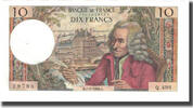 France 10 Francs Voltaire, 1969-08-07, Fayette:62.39 -