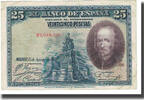 Spain 25 Pesetas Banknote, 1928-08-15, KM:74b -