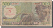 Algeria 5 NF on 500 Francs Banknote, 1956-10-30, KM:111 -