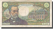 France 5 Francs Pasteur, 1969-09-04, Fayette:61.11, KM:146b -