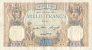 France 1000 Francs Cérès et Mercure, 1933-01-12 -