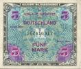 Germany 5 Mark Banknote, 1944, KM:193a -