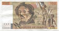 France 100 Francs Delacroix, Fayette:69.11, KM:154c -