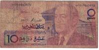 Morocco 10 Dirhams Banknote, KM:63b -