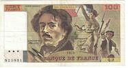 France 100 Francs Delacroix, Q.2, Fayette:68.2, KM:153 -