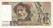 France 100 Francs Delacroix, Q.18, Fayette:69.2c, KM:154a -