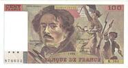 France 100 Francs Delacroix, K.164, Fayette:69bis.2b, KM:154e -